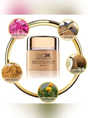 GLO24K Timeless 24k Anti-Aging Cream - 50